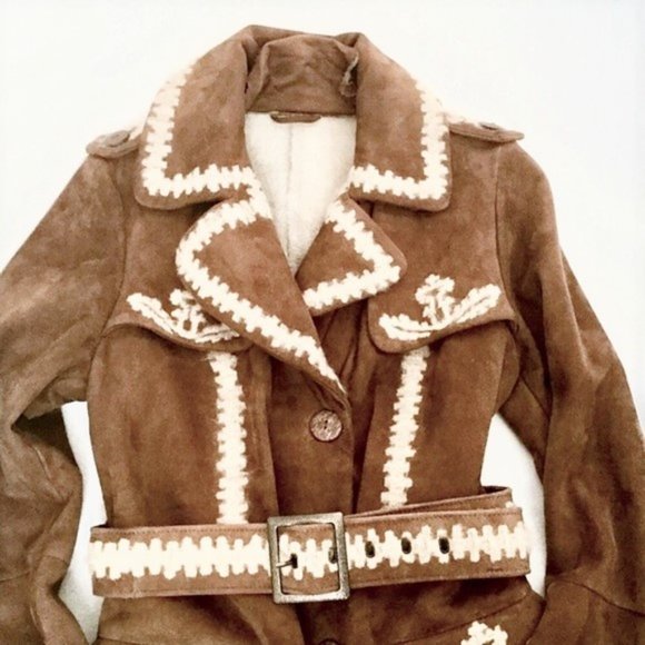 NEW European Style Genuine Italian Fontani Shearling - Made in Italy - Picture 1 of 8